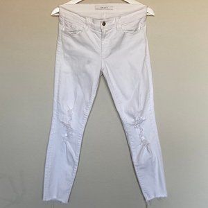 J Brand Low Rise Crop Skinny Jeans